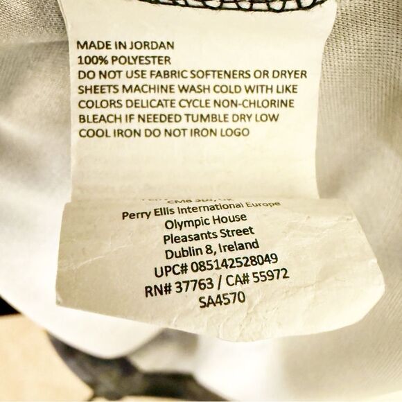 PGA Tour Men’s XL Polo Shirt – Black Gray Camo Print - Picture 4 of 4